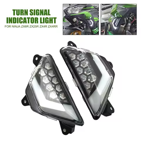 ZX4R LED Turn Signals Indicator Blinker For Kawasaki For Ninja 650 400 300 250 ZX-25R ZX-6R ZX25R EX