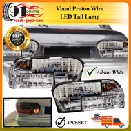 VLAND PROTON WIRA 1992 LED TAIL LAMP LIGHT LAMPU BELAKANG ALBINO WHITE FREE SHIPPING