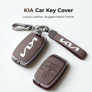 Kia Car Leather Key Cover for Kia KN Sportage EV9 Carnival Picanto Stonic Ceed Sportswagon Sorento E