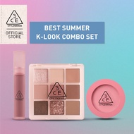 3CE Hue Are You - Summer Bundle 1 (Blur Water Tint +  Multi Eye Color Palette + Face Blush)