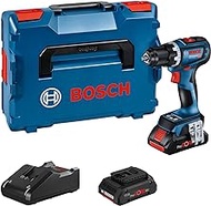 Bosch Professional 18V System Cordless Drill Driver GSR 18V-90 C (incl. 2 x 4.0Ah PROcore Batteries, Bluetooth Low Energy Module GCY 4, Charger GAL 18V-40, in L-BOXX)