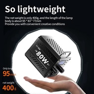 80W COB Camera Light Video Dimmable Light 2500-6500K Photographic LED Light for Photo Studio Film Li