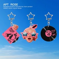 ⭐Authentic Korean Products Purchase Agent ⭐ ROSE Park Caiying New Song APT Same Keychain BLACKPINK G
