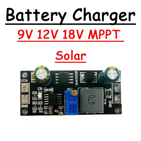 9V 12V 18V MPPT Solar Controller Battery Charging Module 1A 3.2V 3.7V 7.4V 11.1V 12V 14.8V 16.8V LiF