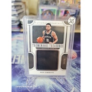 PANINI NBA CARD 22-23 NATIONAL TREASURE BEN SIMMONS JERSEY 14/99 NUMBERIC