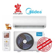 Midea R32 Inverted System 1 Aircon 12000 BTU (FREE 1 Time Cleaning Service)