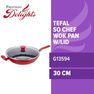 Tefal So Chef Wok Pan 30cm w/lid G13594