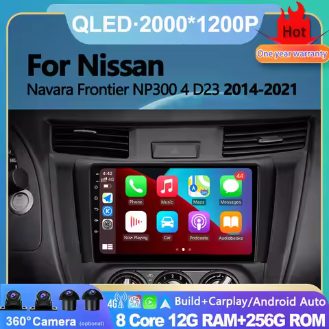 Car Intelligent System Radio For Nissan Navara Frontier NP300 4 D23 2014-2021 Multimedia Video Playe