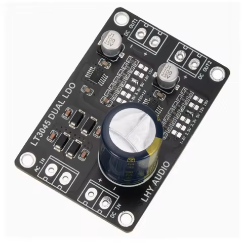 LHY LT3045 dual channel positive voltage DC power supply with low noise and high precision linear st