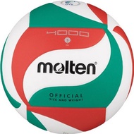 MOLTEN  มอลเท่น ลูกวอลเลย์หนังMOT Volleyball PU th V5M4000 (990)    แถมฟรี เข็มสูบ+ตาข่าย+VC