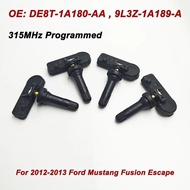 1/4PCS DE8T-1A180-AA 9L3Z-1A189-A 9L3Z1A189A 315MHz Programmed TPMS Tire Pressure Monitor Sensor For