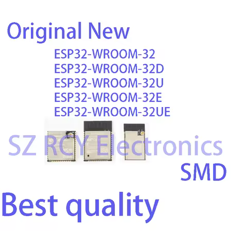(2 PCS)NEW ESP32-WROOM-32 ESP32-WROOM-32D ESP32-WROOM-32U ESP32-WROOM-32E ESP32-WROOM-32UE WiFi+Blue