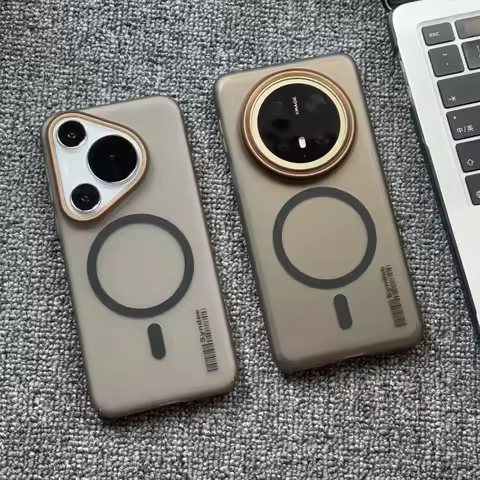 Ultra Thin Frosted Barcode For MagSafe Phone Case For Huawei P80 P70 P60 Mate 70 60 Nova 14 Ultra Pr