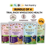 [Bundle of 4] Trial Pack Wishbone Dog 60g, Overall Pet Health, New Zealand Dry Dog Food
