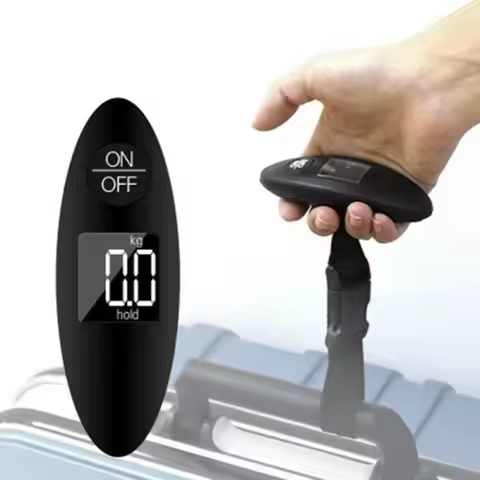 40kg/100g LCD Digital Scale Electronic Luggage Portable Luggage Scale High Precision Travel Digital 