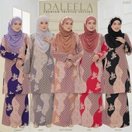 DMIMI Baju Kurung Batik Daleela Dobby Silk Readystock Baju Kurung Viral 2024