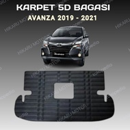 5D Trunk Carpet New AVANZA 2019-2021 Fit Mat Precision Rear Carpet