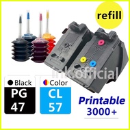 ☫ ✾ ◷ 30ml ink refill for Canon Pixma  E480 E477 E470 E460 E410 E4270 E3470 E3370 E3170 for  Canon