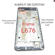 TOMBOL Frame Bazel casing plus outer and inner button Andromax R2/Hisense Pureshot L676 SmoothOrigin