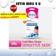 Veet Wax Strip Sensitive (Facial) 20’s