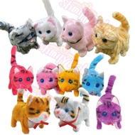 Ready Stock 😻🐈🐈‍⬛ Cat Interaction Doll moving, Meow - Meow Sounds & Moves Like A Real Cat Patung Kuc