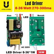 Premium Led Driver 12-36 Watt 270-300ma Tested Quality HPL Led