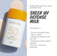 Promotion Mary kay Suncare UV Defense Lotion &amp; UV Defense Milk Expired Date: Jun 2025
