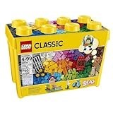 LEGO Classic Toy Christmas Present Yellow Idea Box Special Christmas Boys Girls Children Educational Toy Birthday Present Gift LEGO Block 10698 4 Years Old ~