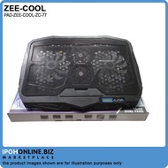 Zee-Cool ZC-77 Gaming Laptop Cooler Adjustable Speed USB Ports 2 Cooling Fan Laptop Cooling Pad | Ip