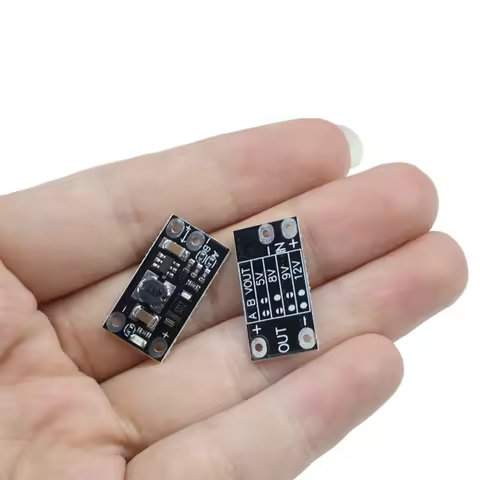Mini DC-DC Boost Converter 2.5-12V to 5V 8V 9V 12V Step Up Module 1A 96% Efficiency for 3.7V Li-ion 