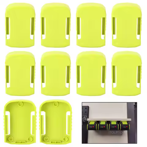 5/10Pcs Battery Holder Battery Mount For Worx/Kress 20V 5pin Battery, Power Battery Dock Holder Wall