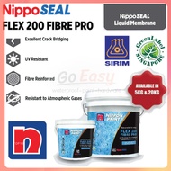 Nippon waterproofing l NippoSeal flex 200 fiber Pro l roof waterproofing l bumbung bocor l t200 t200