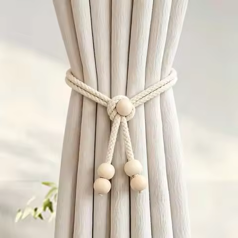 2Pcs Curtain Tie Rope Simple Curtain Tieback Straps Luxury Decorative Curtain Binding Rope Home Wind