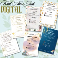 Kad Jemputan HariJadi/Kesyukuran Digital| E-card Birthday Invitation| Birthday Card