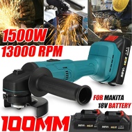 1500W Electric Angle Grinder 100mm With 32000 mAh / 16000 mAh Liion Battery Cutting Grinding Machine