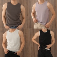 (05 COLORS) WAFFLE TANK TOP - NOIR STUDIOS - HONEYCOMB COTTON 210GSM