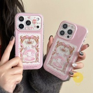 For iPhone 16 Pro Max Case Retro TPU Draw Phone Case For iPhone 17 Pro Max 16 15 Cover 手机壳 Aesthetic