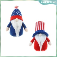[lzdhuiz3] Patriotic Gnome Doll Decoration for Office Holiday Bedroom