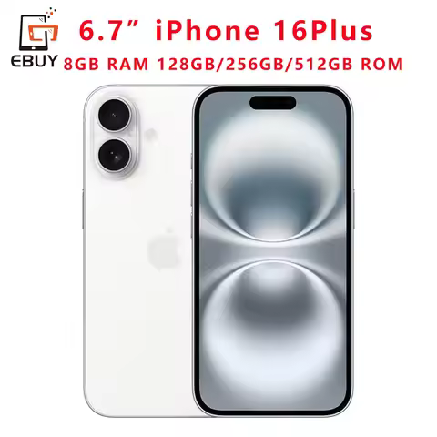 Original Unlocked iPhone 16 Plus 6.7" 5G Smartphone 128GB/256GB/512GB Super Retina XDR OLED 48MP Cam
