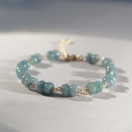 算盤珠天然翡翠手鏈