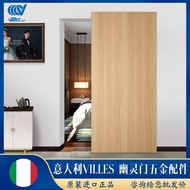 Italy villes Bathroom Ghost Door Trackless Ghost Door Sliding Door Invisible Track Hardware Accessor