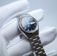 全新 SEIKO 精工 早期老錶 古董錶 女錶 手錶 石英錶 銀色 深藍 復古 Vintage 古著 不銹鋼