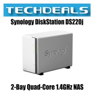 Synology DiskStation DS220j 2-Bay Quad-Core 1.4GHz NAS