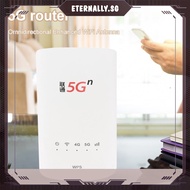 [eternally.sg] 5G Router 1000Mbps CPE WiFi Router Compatible with 4G 3G Network SIM Card Slot