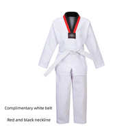 LUXA WTF Taekwondo Uniform for Kids Adult 110cm-190cm Karate Uniform for Kids Shift Long Sleeves wit