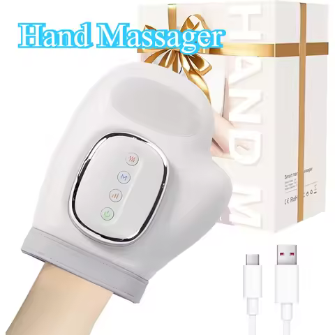Hand Massager with Heat and Compression, 3 Massage 4 Temperatures Models Hand Massage for Carpal Tun