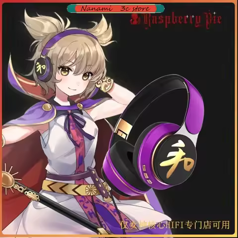 Touhou Project Toyosatomimi no Miko Doujin Bluetooth Over-Ear Gaming Headset Anime Peripheral Headph