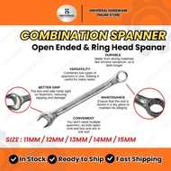 [READY STOCKS] COMBINATION SPANNER Open Ended & Ring Head Spanner SIZE : 11MM / 12MM / 13MM / 14MM /