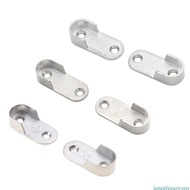 jenniferagg.my 4pieces Alloy-Oval Wardrobe Hanging-Rail Rod End Flange Hanging-Rail Rod