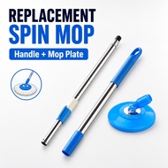 Spin Mop Handle Replacement 118cm Thick Stainless Steel Pole Mop Plate Batang Mop Ganti 拖把杆